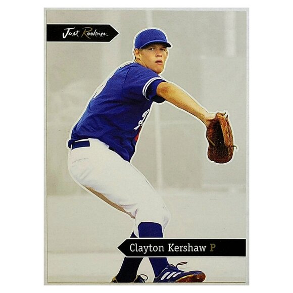 CLAYTON KERSHAW ROOKIE 2006 JUST ROOKIES #JR-23 DODGERS, CY YOUNG, MVP - Picture 3 of 3